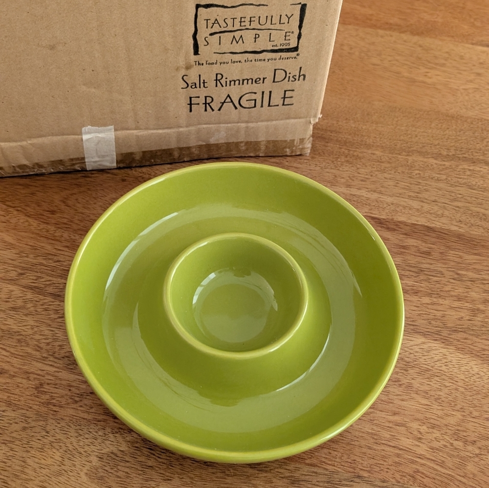 ✨ NEW ✨ Green Margarita Salt Rimmer Dish